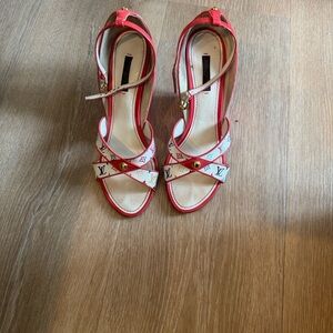 Louis Vuitton Takashi Murakami Monogram Strappy Sandel sz 39